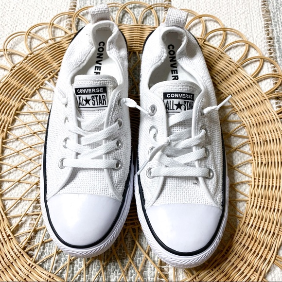 converse all star shoreline white
